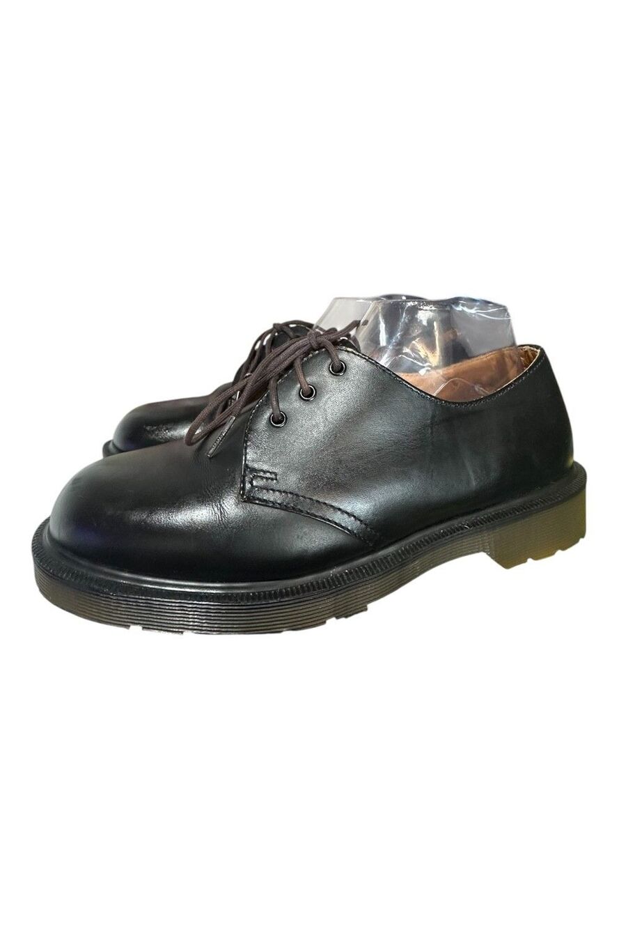 Vintage Dr Martens 90s England UK6 L8 M7 Black Leather Oxfords 8249 Goth Grunge